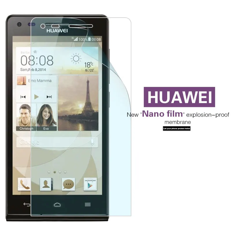 

Nano Soft Film For Huawei Ascend P7 Mini P8 Lite 2017 Max P9 P10 P20 Lite P9 Lite 2017 P9 P10 P20 Plus Pro Anti-explosion Cover