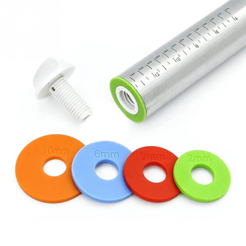 Stainless Steel Rolling Pin Spacers For Baking Adjustable Thickness