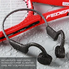 Bluetooth 5.0 S.Wear Wireless Headphones Bone Conduction Earphone Outdoor Sport Headset with Microphone Handsfree Headsets hangrui bone conduction bluetooth earphone wireless headphones with mic sport bluetooth headset handsfree call workout earbuds