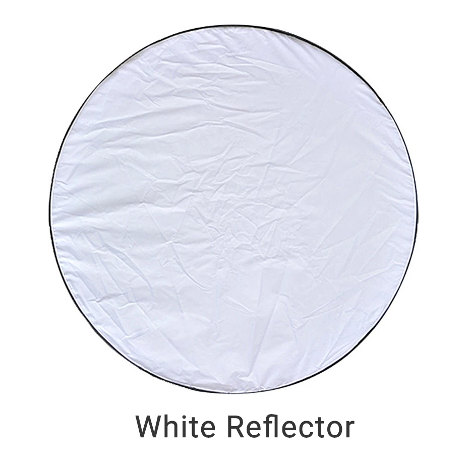 TiYiViRi 60CM 80CM 5 in 1 Collapsible Multi-Disc Light Reflector Round PhotographyPhoto Reflector with Cariing Bag for Studio (11)