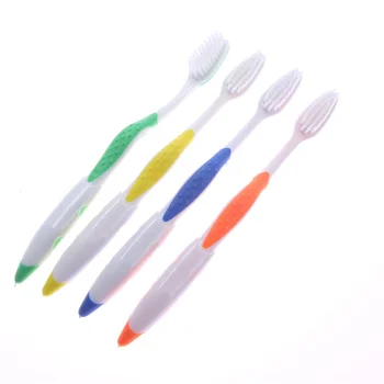 

4PCS Double Ultra Soft Toothbrush Bamboo Charcoal Brush Dental Oral Care White Toothbrush Hygiene Travel Accessories