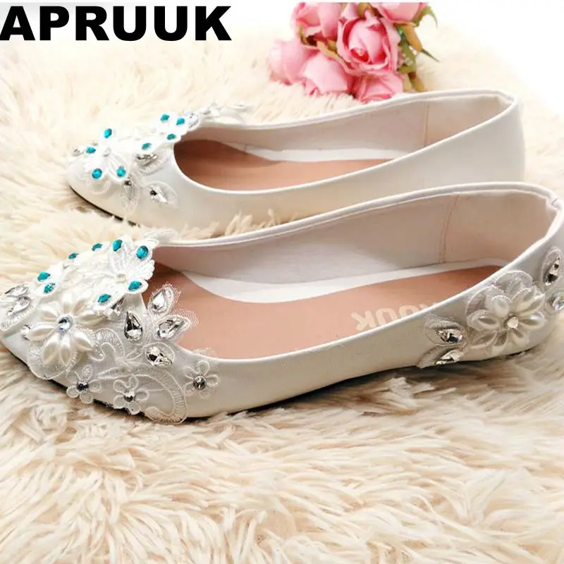 ballet flats with pearls