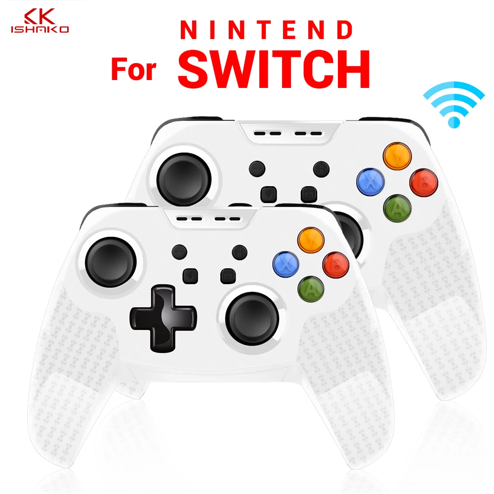 

K ISHAKO new 1Pc/2pcs Wireless Bluetooth Controller For Nintend Switch Pro Host Vibration Gamepad Console Joystick For NS Switch