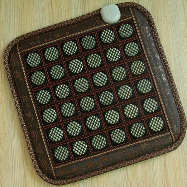 2016 Hot Sale Jade Cushion Tourmaline Heated Electric Seat Cushion Chair Massage Cushion 45X45CM Free Shipping цена 2016 Hot Sale Jade Cushion Tourmaline Heated Electric Seat Cushion Chair Massage Cushion 45X45CM Free Shipping цены онлайн