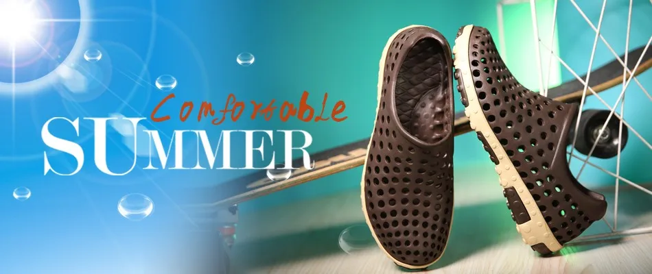 Socone/2019 г. сандалии без шнуровки, уличная мужская обувь, Прогулочные кроссовки для бассейна, дышащая летняя пляжная обувь, мужская обувь без