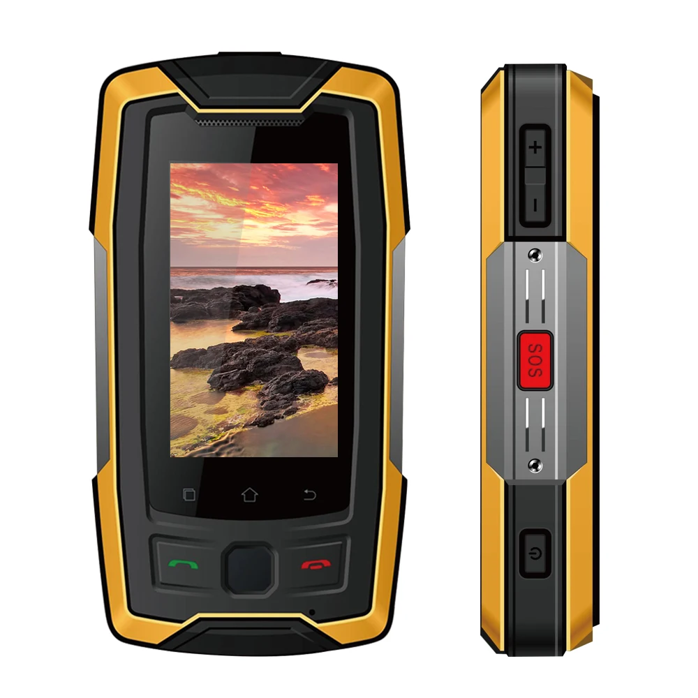 SERVO X7 Plus 2.45" Mini Smartphone LTE IP68 Waterproof Rugged Mobile Phone MTK6737 RAM 2GB ROM 16GB Fingerprint NFC GPS Walkie