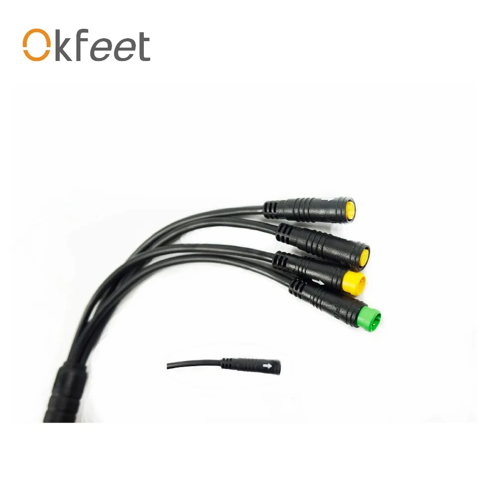 Sale okfeet Bafang Middle Motor Mid Drive 1to4 Main Cable EB-BUS Cable BBS01 BSS02B BBSHD 3 Sale okfeet Bafang Middle Motor Mid Drive 1to4 Main Cable EB-BUS Cable BBS01 BSS02B BBSHD 3