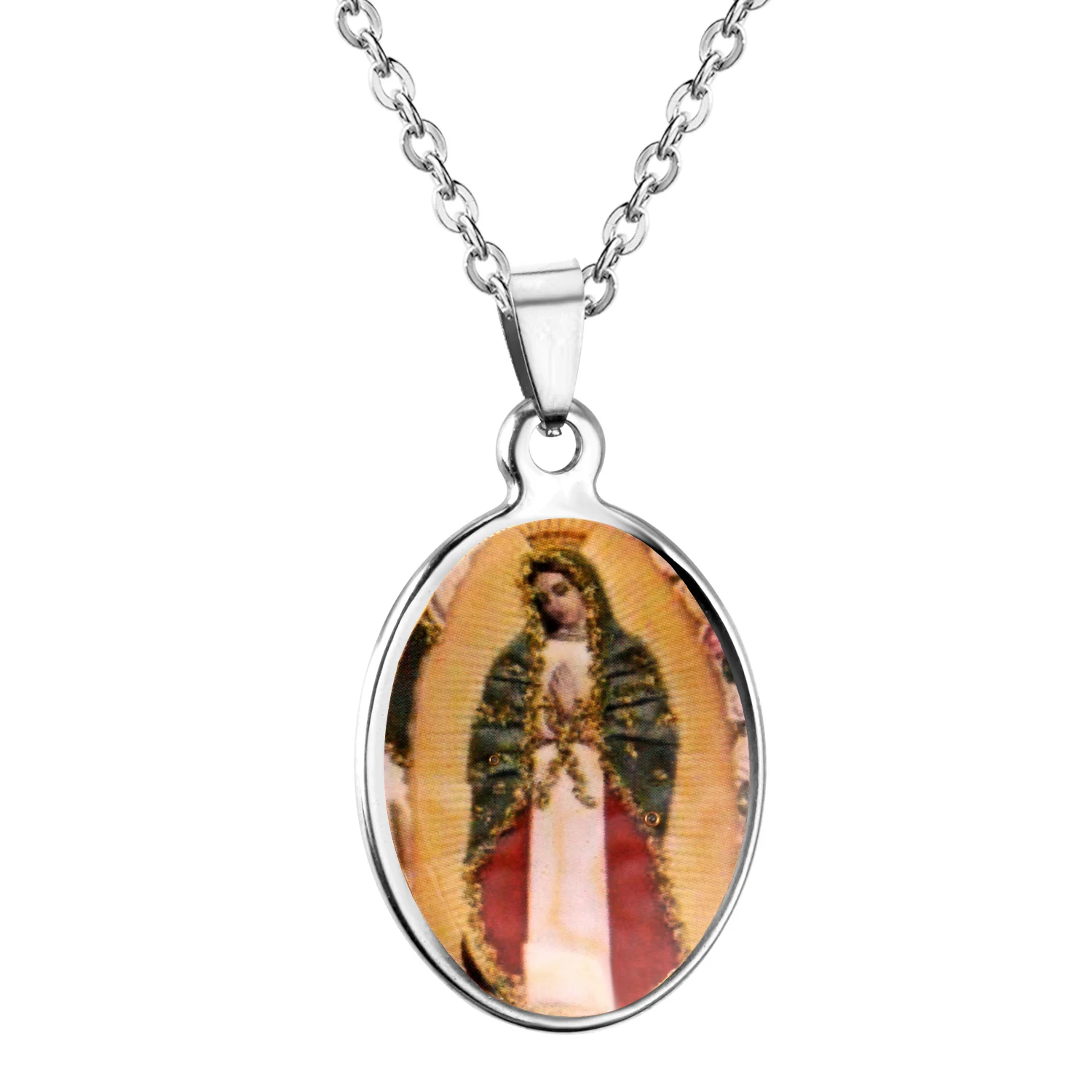 LUXUKISSKIDS 316L ожерелье из нержавеющей стали Подвеска для женщин Jewelry 107801G|Ожерелья с