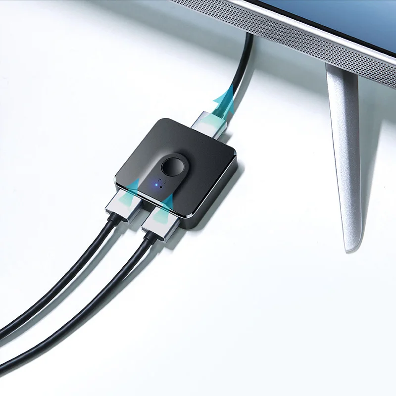 Powstro 2 в 1 HDMI переключатель двунаправленное 4 к HDMI коммутатор выход HDMI сплиттер 1x2 2x1 адаптер конвертер для PS4 3 ТВ коробка