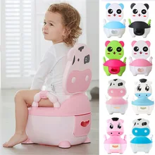 Soft Baby Potty Plastic Road Pot Infant Potty Training Cute Baby Toilet Safe Kids Potty Trainer Seat Chair Children's Road Pot
