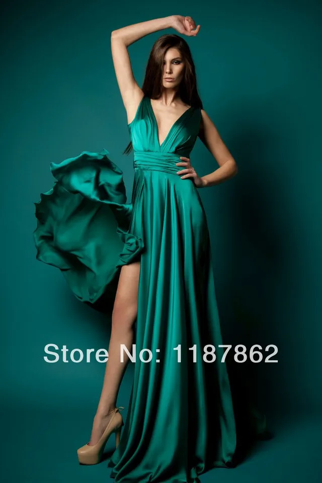 emerald summer dress