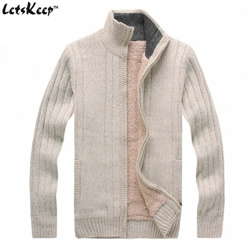 New LetsKeep 2016 mens sweaters cashmere fleece casual