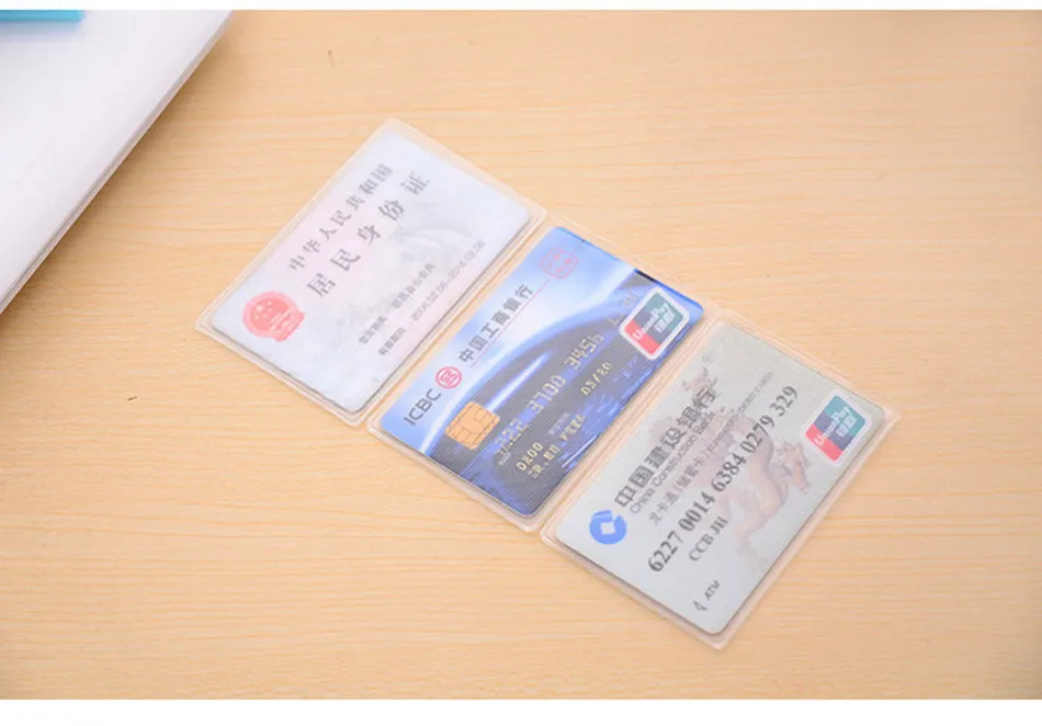 1 шт. прозрачный ID карта Бизнес кредитный держатель для карт девушка ПВХ автобус автомобильный банк Ic карта Обложка Чехол для карт