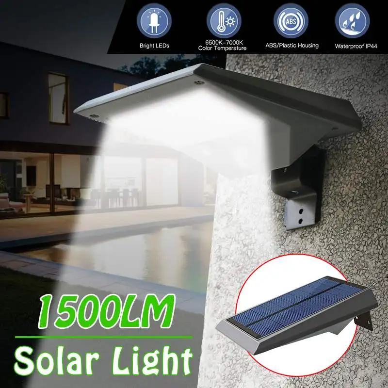 

Outdoor Solar Wall Light Rechargeable PIR Motion Sensor Solar Lamp Waterproof Infrared Sensor Garden Light White Spotlight