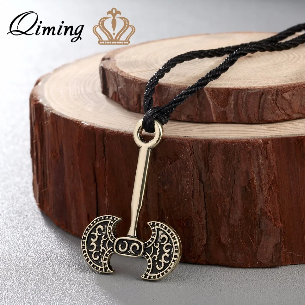 Thor Viking Axe мужское ожерелье женская мода Коловрат славянские амулеты молот Тор