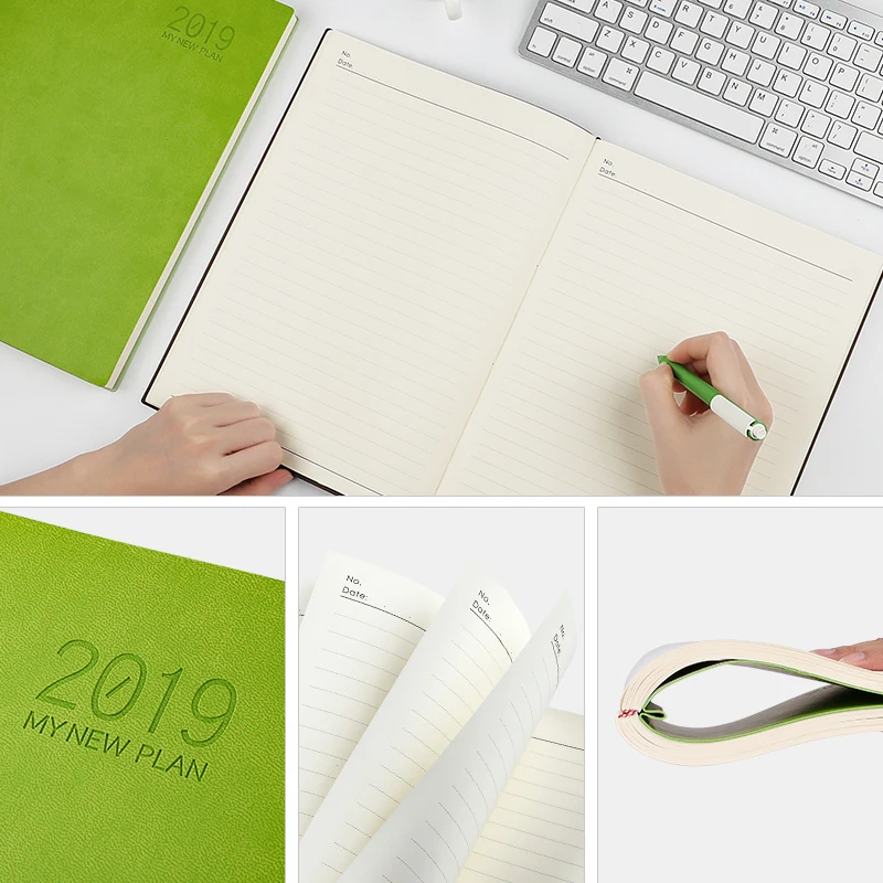 RuiZe office note book thick paper Leather notebook a4 big daily memos planner agenda 2019 soft cover business notepad RuiZe office note book thick paper Leather notebook a4 big daily memos planner agenda 2019 soft cover business notepad