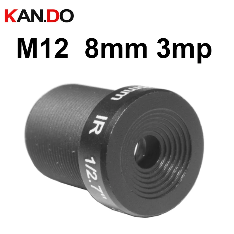 

HD 3.0Megapixel 8mm Lens HD CCTV Camera Lens IR HD Security Camera Lens Megapixel IP Camera Lens 1/2.7" F2.7 M12 Mount