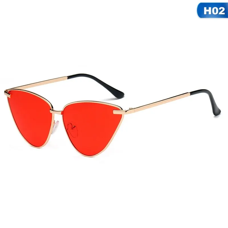 wrap cat eye sunglasses