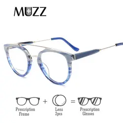 Высокое качество Для мужчин площади кадра мраморность брендовые дизайнерские оправы очки для близоруких 2018 Новый Для женщин