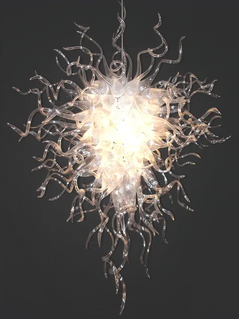 Us 892 5 15 Off Home Hotel Lighting Decorative Chandeleir Led Light Source Italian Chihuly Style Hand N Clear Gl Chandelier In Us 892 5 15 Off Home Hotel Lighting Decorative Chandeleir Led Light Source Italian Chihuly Style Hand N Clear Gl Chandelier In