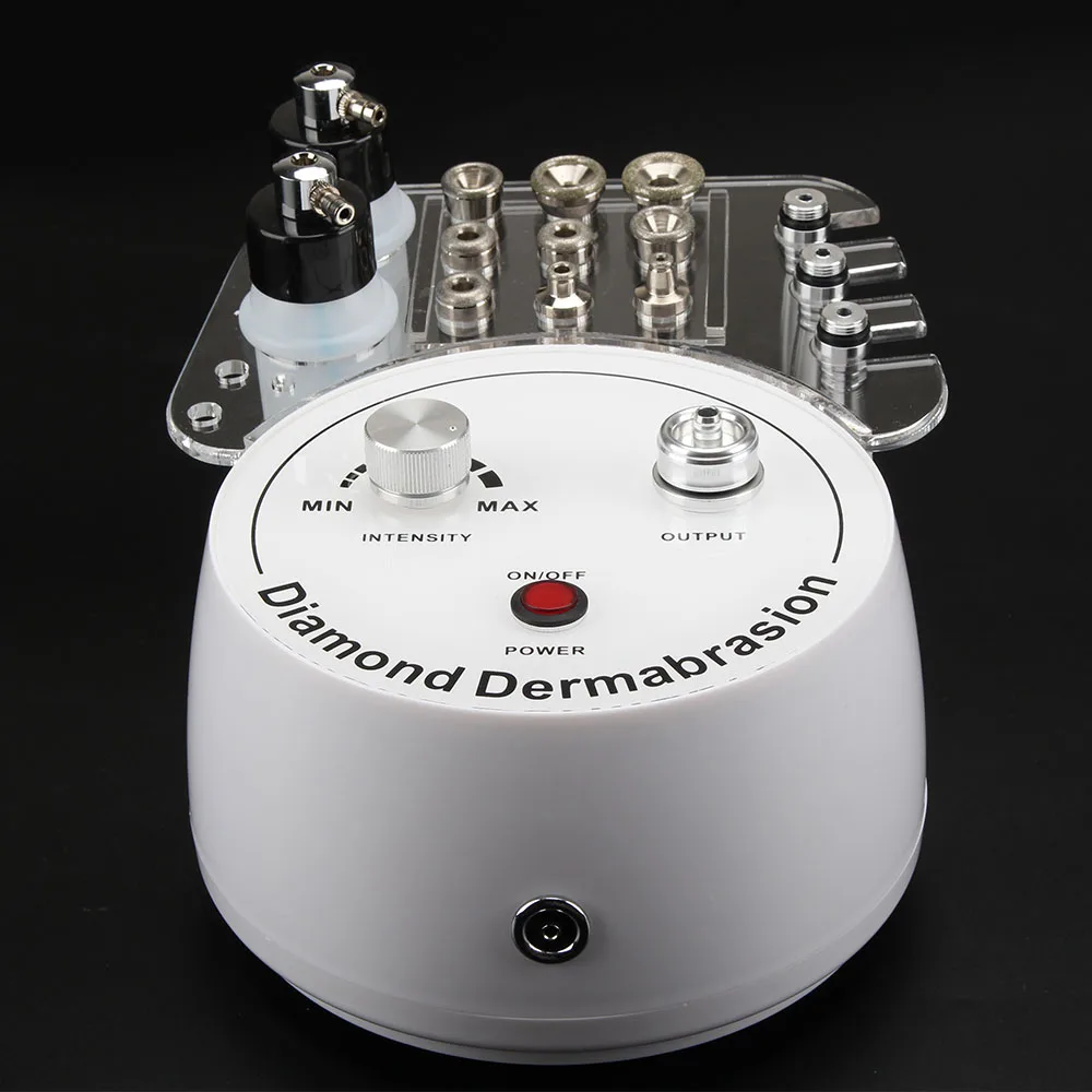 3 In 1 Dermabrasion Microdermabrasion Skin Scrubber Vacuum Hydro Sprayer Machine Salon
