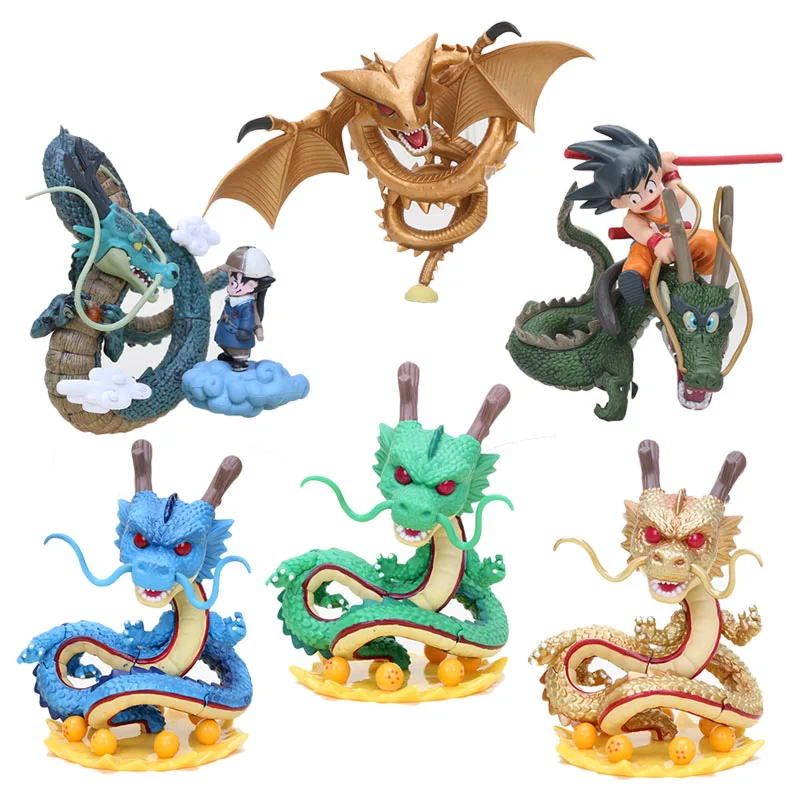 

10-17cm Dragon Ball Z Son Goku super shenron shenlong Q vision Dragon Ball museum collection PVC Action Figures Toys