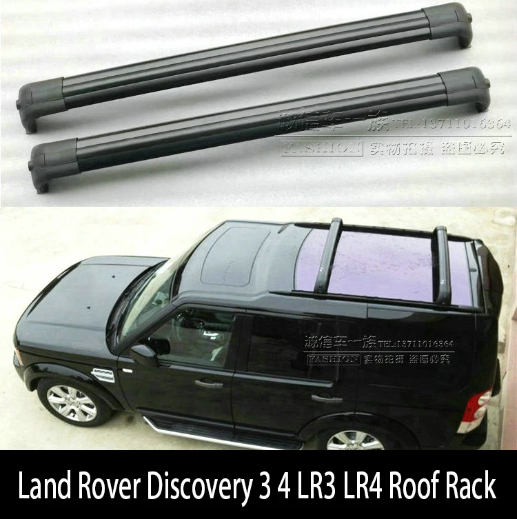 JIOYNG для Land Rover Discovery 3 4 LR3 LR4 рейки багажника верхние поперечные из алюминиевого