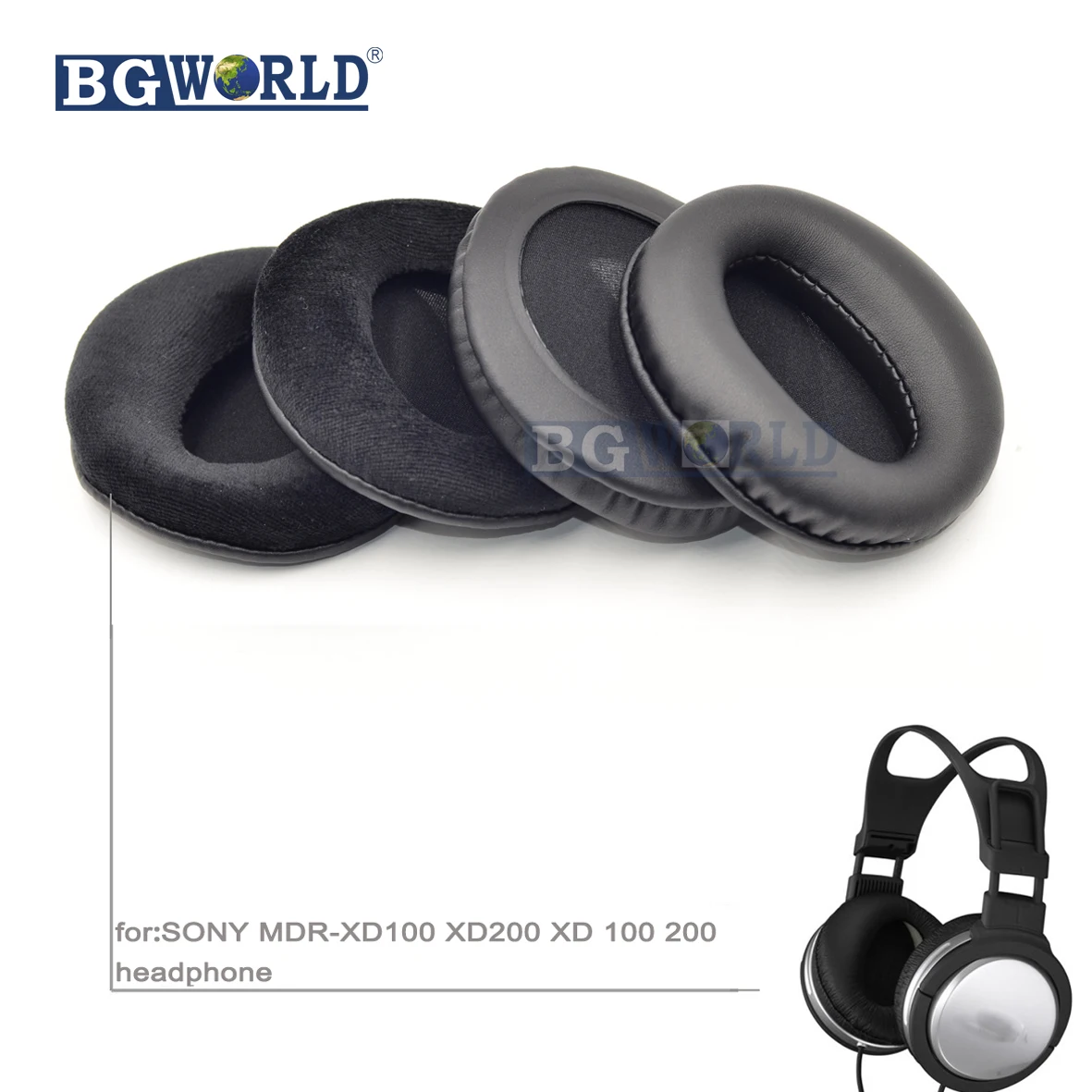 Амбушюры BGWORLD подушки для наушников SONY mdr xd100 MDR-XD100 XD200 XD 100 200 | Электроника