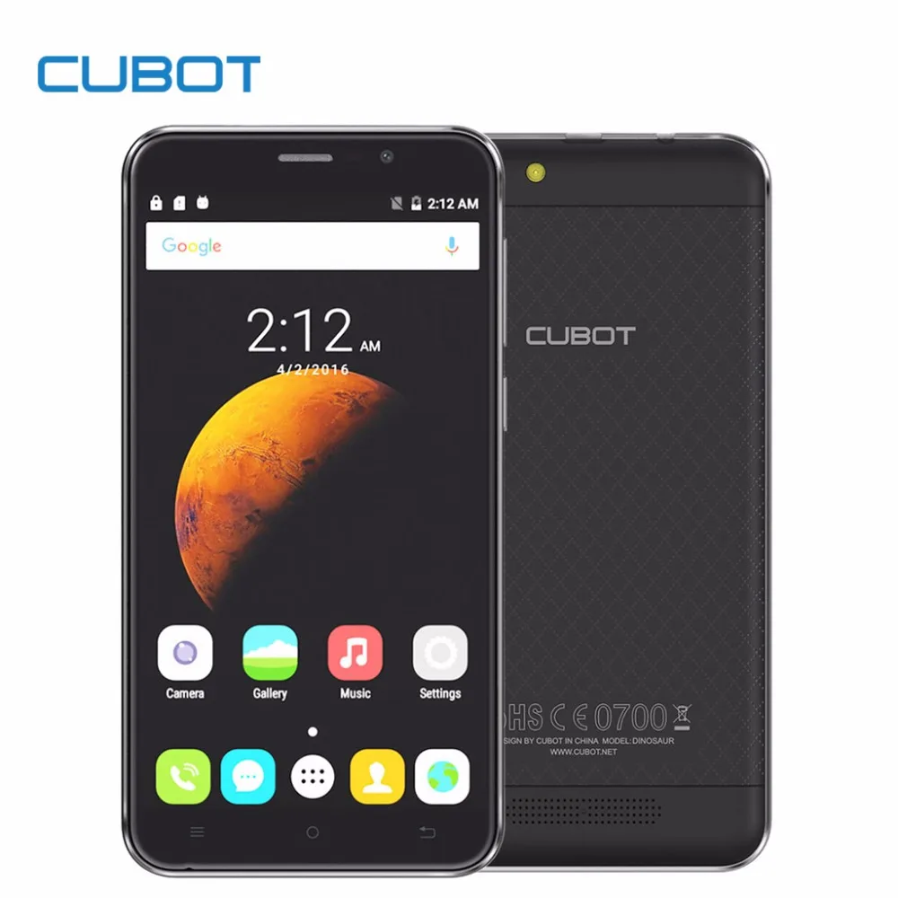 Original Cubot Dinosaur MT6735A Quad Core Android 6.0 Cell phone 5.5 ...