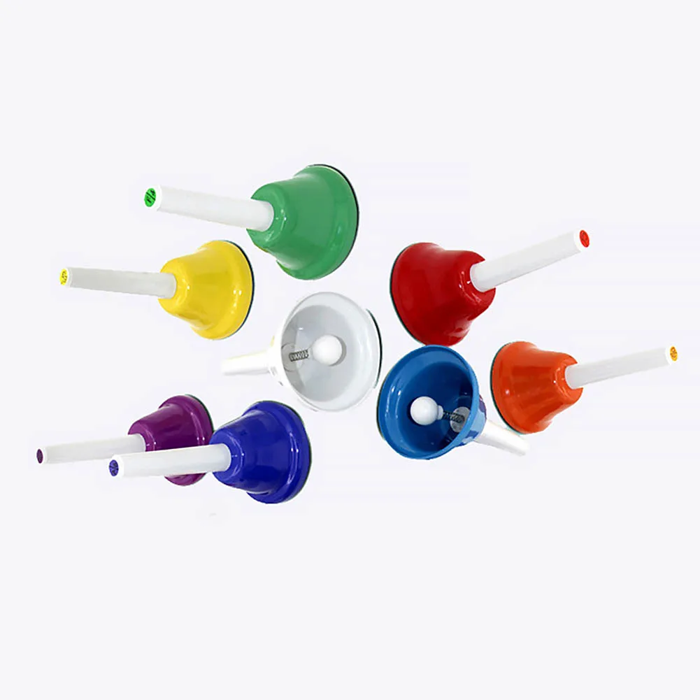 

Instrument Child Toy RFID Blocking Kids Musical Toy 8pcs/set Early Education 8-Note Hand Bell
