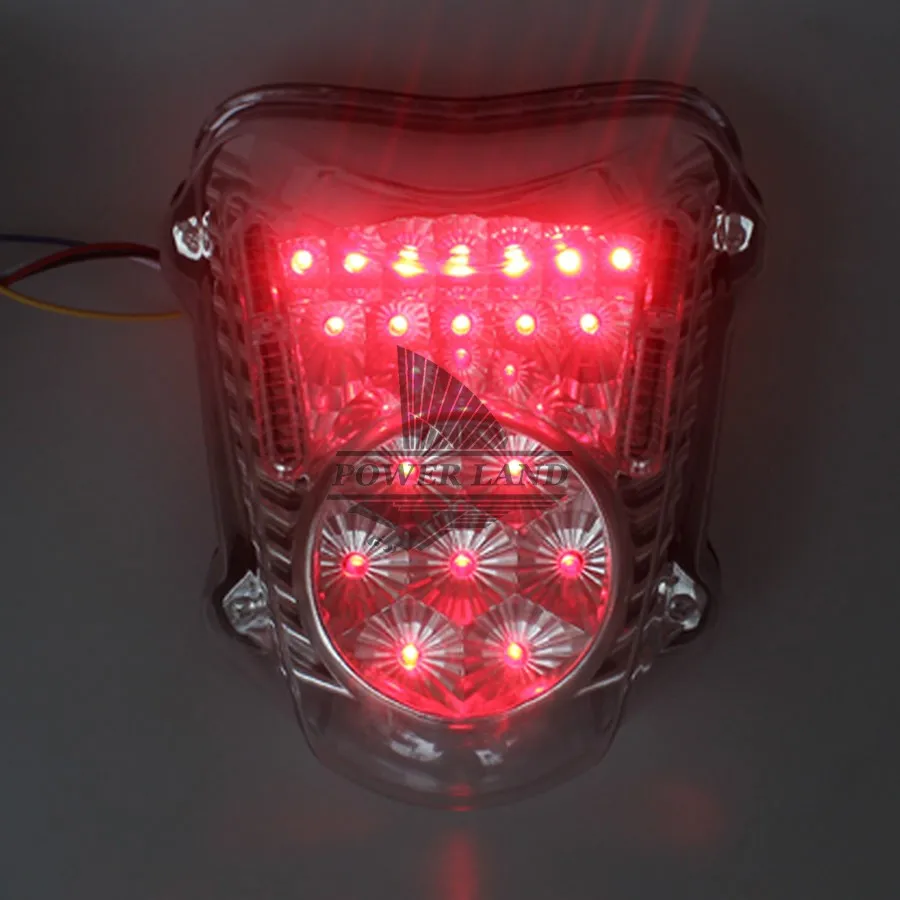 Индикаторы Прозрачная крышка объектива светодиодный фонарь сигнал поворота подходит на Судзуки HAYABUSA GSXR1300 08-16