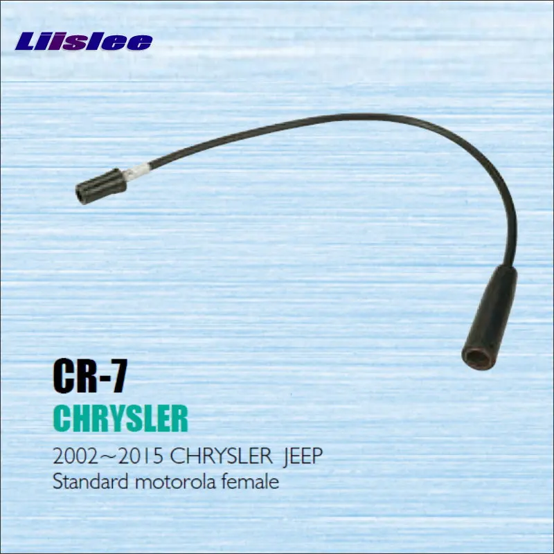 

Liislee Car Radio Antenna Adapter Cable Wire For Chrysler 2002~2015 Aftermarket Stereo CD DVD GPS Installation Kits Accessories