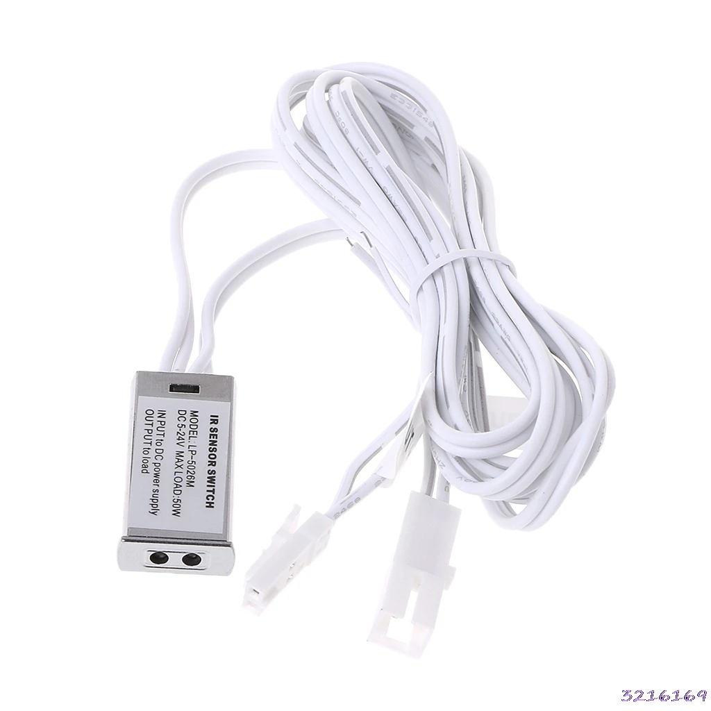 12 V/24 V خزانة إضاءة الخزانة التبديل الأشعة تحت الحمراء باب التحكم التبديل 5A 60 W الاستشعار 12 V/24 V خزانة إضاءة الخزانة التبديل الأشعة تحت الحمراء باب التحكم التبديل 5A 60 W الاستشعار