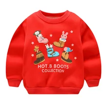 Новинка стильная толстовка с капюшоном для малышей хлопковый топ с длинными рукавами и рисунком толстовки для малышей плотная теплая одежда для новорожденных сезон осень-зима