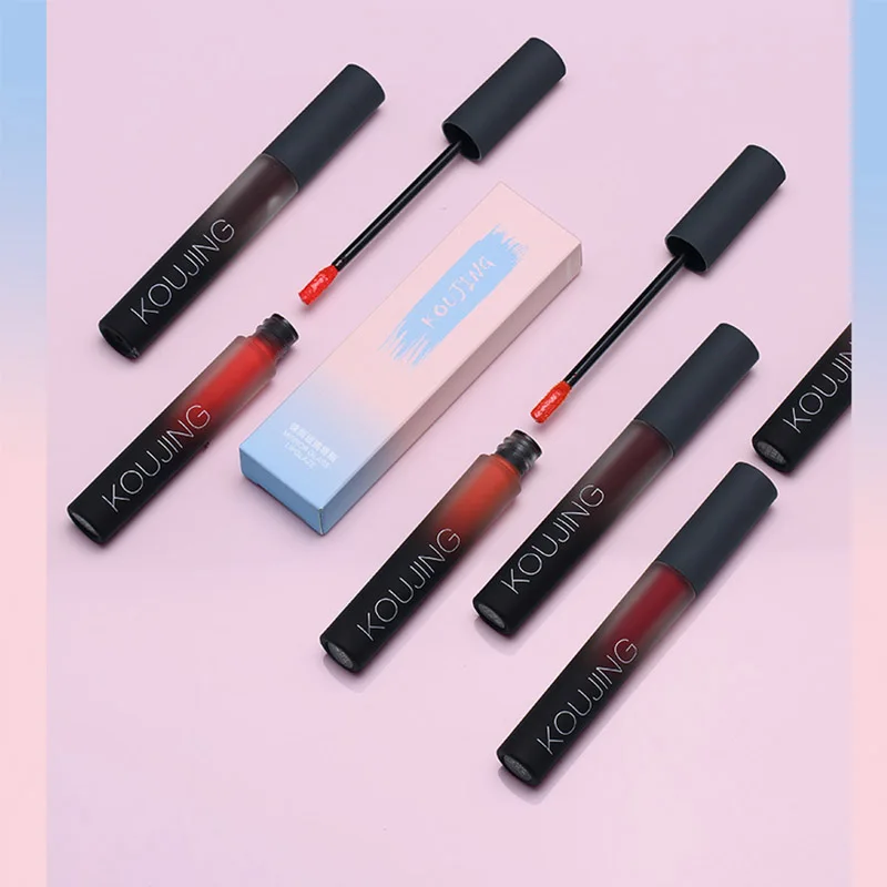 

Hot Liquid Lipstick Professional Makeup Lip Gloss Matte Lipstick Velvet Lip Kit Long Lasting Cosmetics Maquiagem Non-Marking