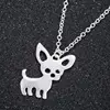 SMJEL New Cute Chihuahua Pet Pendant Necklaces for Women Love My Pet Animal Dog Necklace Choker Ketting Jewelry Gifts ► Photo 3/6