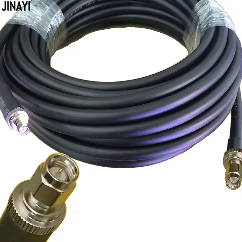 LMR 400 SMA macho a SMA hembra conector RF Coax antena Cable coleta