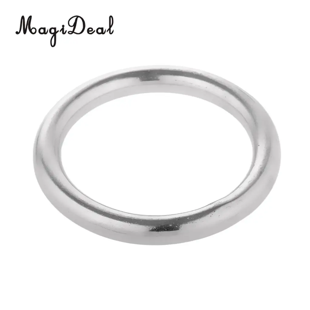 MagiDeal Heavy Duty 1Pc Boat Marine 304 Stainless Steel Polished O Ring Smooth Welded Tool for Marine Diving Luggage&Bags Supply