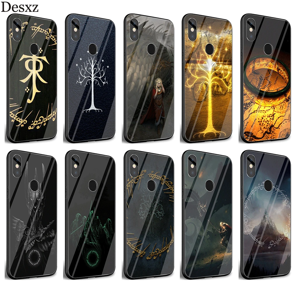 

Desxz The Lord of the rings Glass Case For Xiaomi MI 8 9 Lite A1 A2 Redmi Note 5 6 7 Pro 6A 4X 5X 6X Pocophone F1 Cover Shell