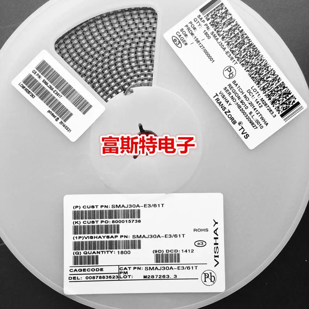 SMD трубка SMBJ6.8A DO 214AA шелкография KK 6 8 V однонаправленный SMB переходное подавление