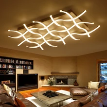 Rectangle acrylic modern led ceiling lights for living room bedroom lamparas de techo colgante square led ceiling lamp fixtures