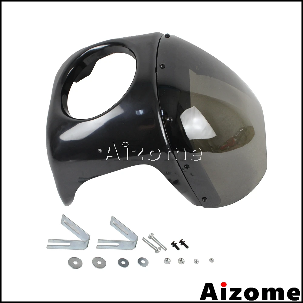 Кафе Racer 7 &quotфара обтекатель ветрового стекла Крышка для Yamaha Suzuki Honda Kawsaki Triumph