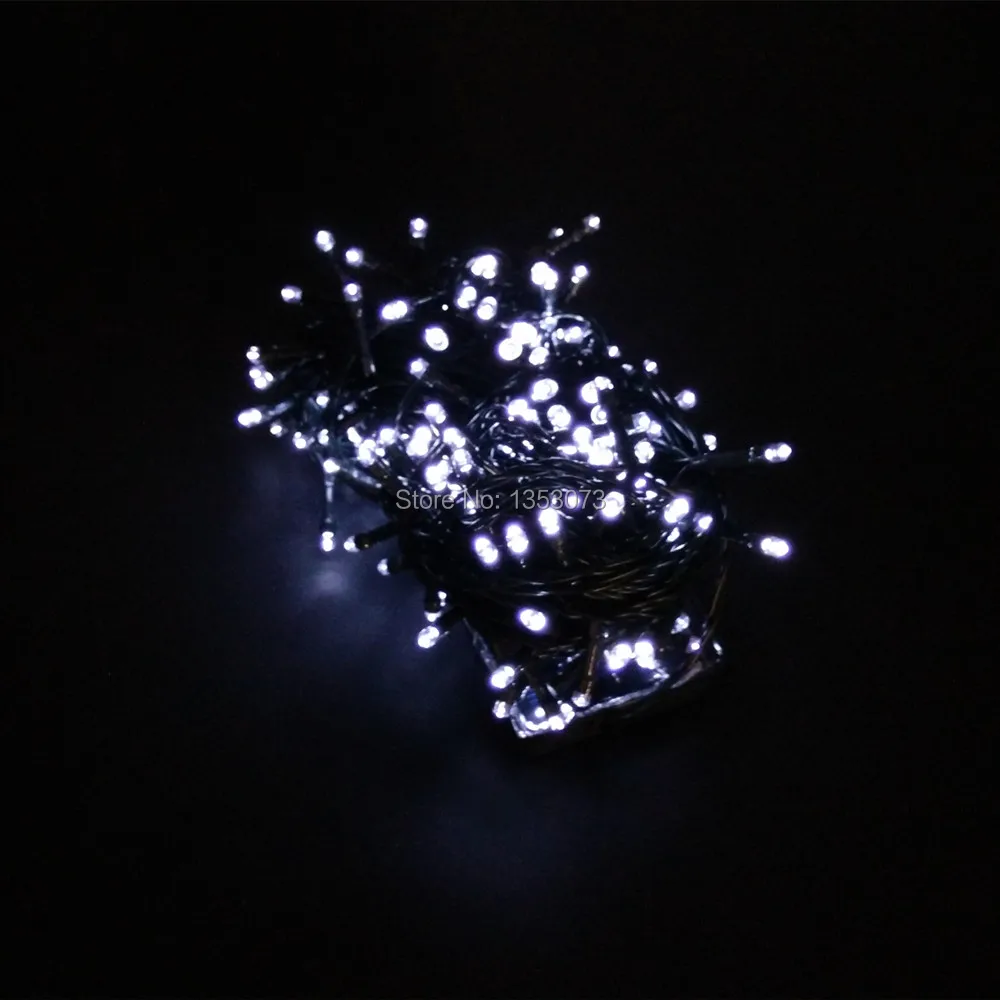 22M 200LED Solare Lights Outdoor Solar Powered LED String Fairy automatic Garden waterproof Christmas - white lighting 1-3
