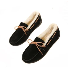 Г., новые зимние студенческие туфли без застежки Женская Повседневная модная обувь Теплая Бархатная женская обувь