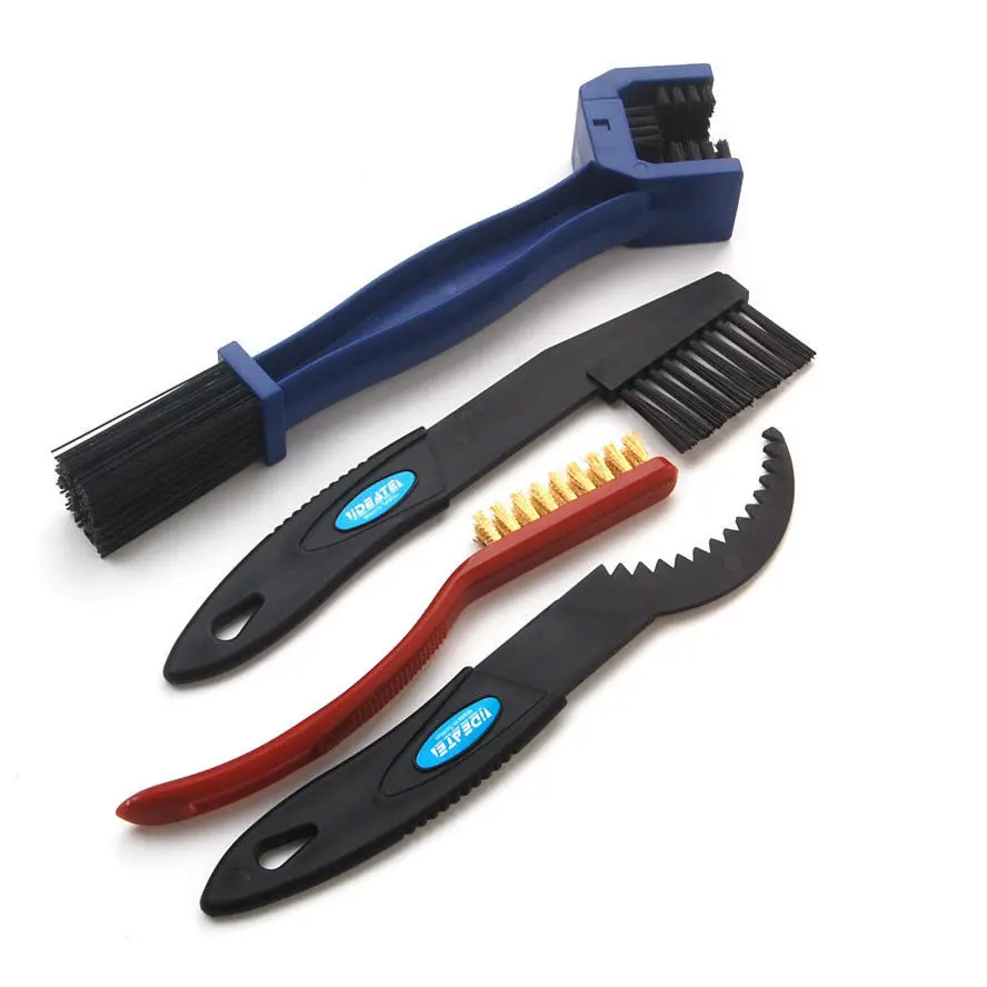 

4x Cleaning Brush Chain Gear MotorCycle Brake Oil Dirt Rust Remover Tool for CB1 Motorcycle Parts Accessories