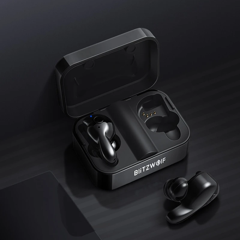Blitzwolf BW-FYE1 bluetooth V5.0 TWS True Wireless Sport Earphone TWS Earbuds Hi-Fi Stereo Dual Microphone w/ Charging Box