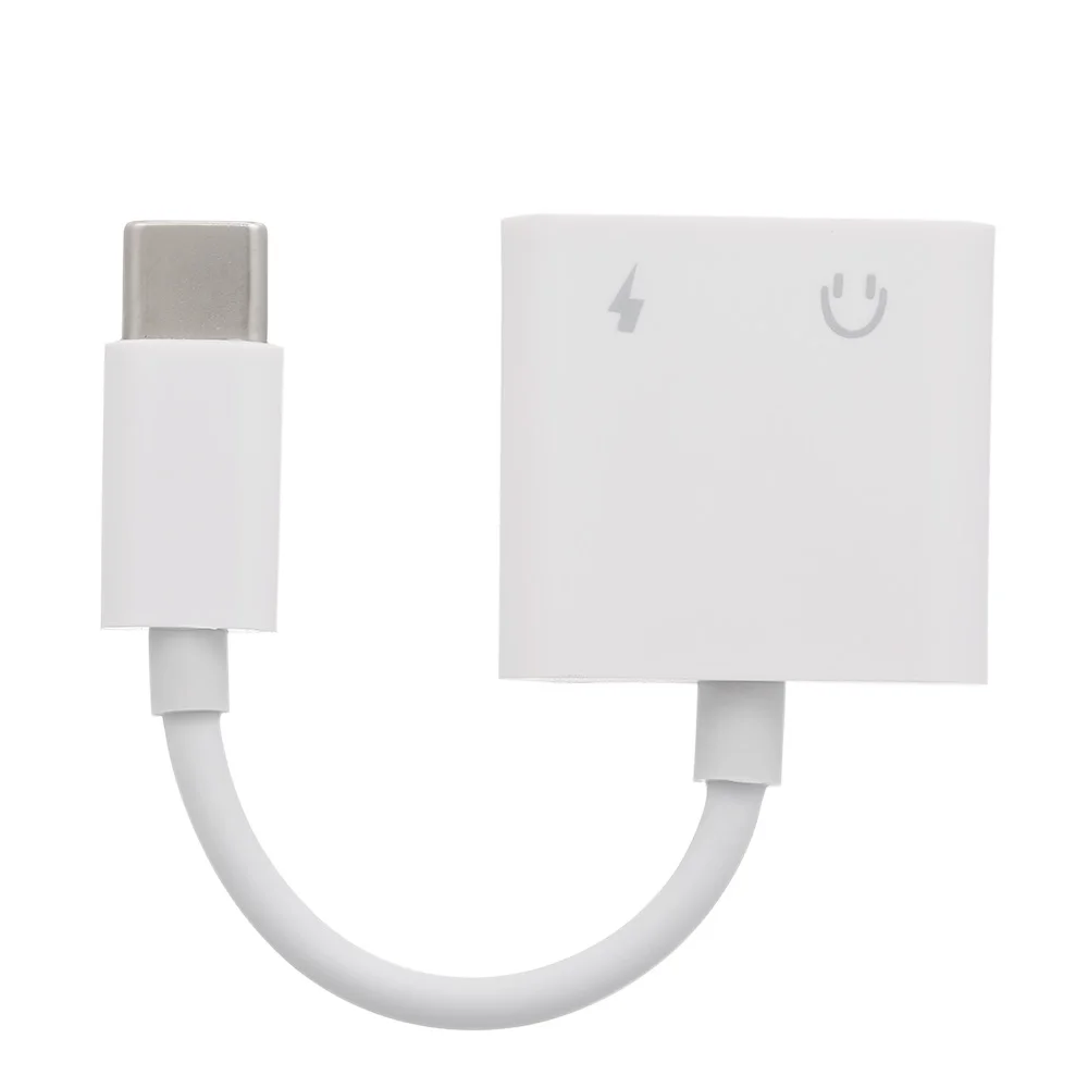 Аудиоадаптер USB C к аудиогарнитуре типа адаптер зарядный порт питания для Huawei/Xiaomi/