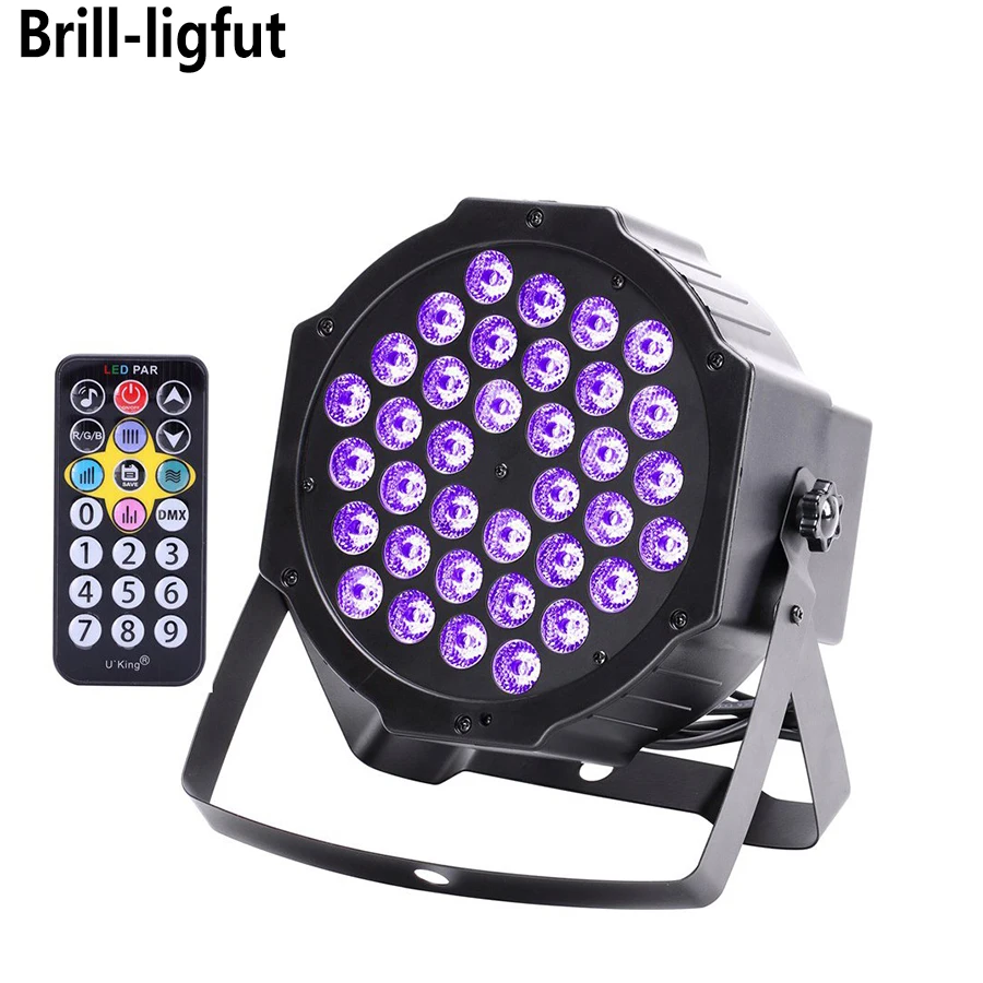 

18W 36W DMX512 UV LED Stage Light Auto Sound Active Ultraviolet Black Light Par Light For Christmas Projector DJ Bar Party