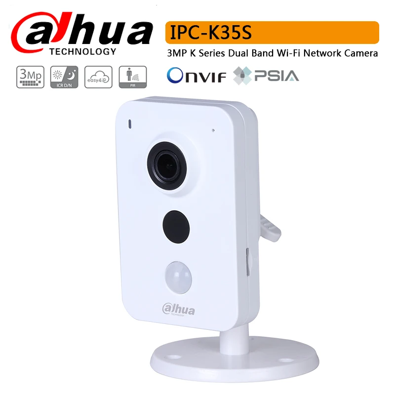 Оригинал Dahua IPC-K35S сети Wi-Fi PT Камера с 3 мегапикселя Прогрессивная CMOS ИК расстоянии