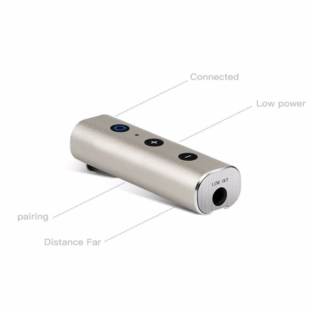 Bluetooth Receiver Universal 3 5mm Wireless Music Audio Receiver Adapter Hands free for NO BT Function Wired Headphone